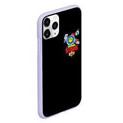 Чехол iPhone 11 Pro матовый BRAWL STARS NANI, цвет: 3D-светло-сиреневый — фото 2