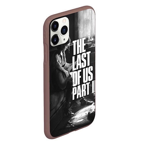 Чехол iPhone 11 Pro матовый The last of us part 2 tlou2 / 3D-Коричневый – фото 2