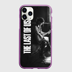 Чехол iPhone 11 Pro матовый The last of us part 2 ЭЛЛИ, цвет: 3D-фиолетовый