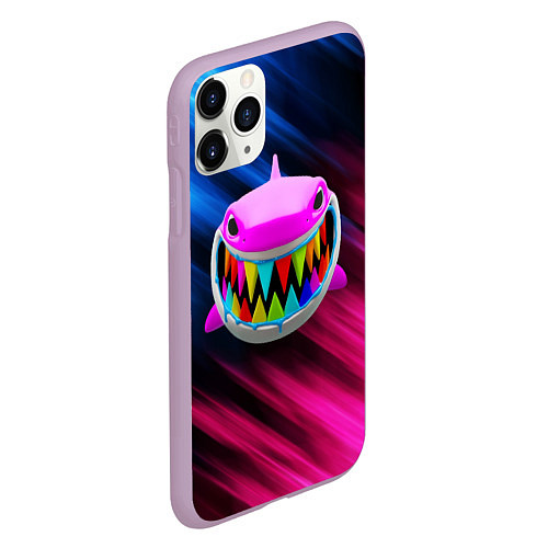 Чехол iPhone 11 Pro матовый 6IX9INE 69 / 3D-Сиреневый – фото 2