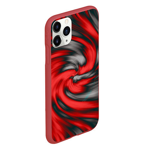 Чехол iPhone 11 Pro матовый ЛАБИРИНТ ФАНТАЗИЙ / 3D-Красный – фото 2