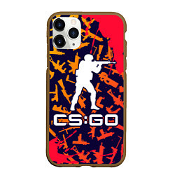 Чехол iPhone 11 Pro матовый CS GO КС ГО