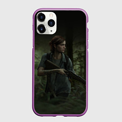 Чехол iPhone 11 Pro матовый THE LAST OF US 2 ЭЛЛИ, цвет: 3D-фиолетовый