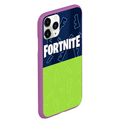 Чехол iPhone 11 Pro матовый FORTNITE ФОРТНАЙТ, цвет: 3D-фиолетовый — фото 2