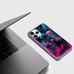 Чехол iPhone 11 Pro матовый 6IX9INE 69, цвет: 3D-фиолетовый — фото 2