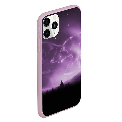 Чехол iPhone 11 Pro матовый ВОЛКИ СОЗВЕЗДИЯ D / 3D-Розовый – фото 2