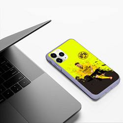 Чехол iPhone 11 Pro матовый Марко Ройс, цвет: 3D-светло-сиреневый — фото 2