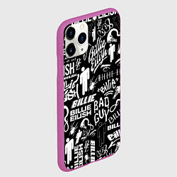 Чехол iPhone 11 Pro матовый BILLIE EILISH БИЛЛИ АЙЛИШ, цвет: 3D-фиолетовый — фото 2