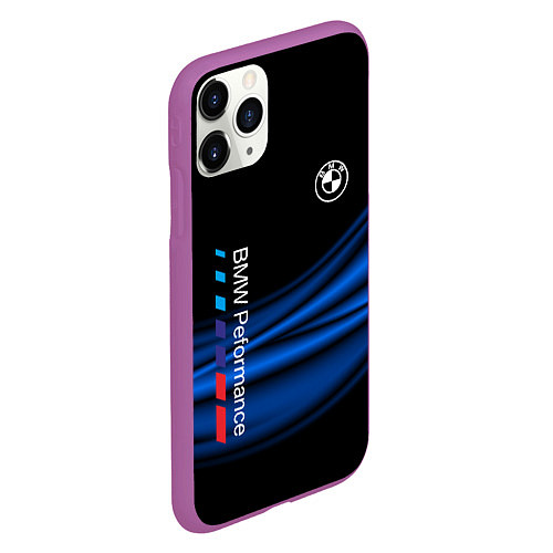 Чехол iPhone 11 Pro матовый BMW / 3D-Фиолетовый – фото 2