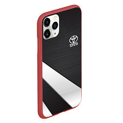 Чехол iPhone 11 Pro матовый TOYOTA, цвет: 3D-красный — фото 2