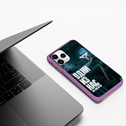 Чехол iPhone 11 Pro матовый The Last of Us: Part 2, цвет: 3D-фиолетовый — фото 2