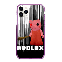 Чехол iPhone 11 Pro матовый Roblox Piggy