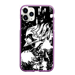 Чехол iPhone 11 Pro матовый FAIRY TAIL ХВОСТ ФЕИ, цвет: 3D-фиолетовый