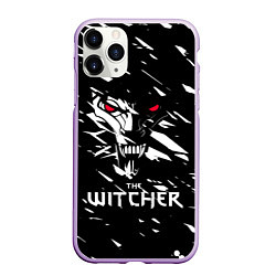 Чехол iPhone 11 Pro матовый The Witcher, цвет: 3D-сиреневый