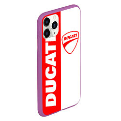 Чехол iPhone 11 Pro матовый DUCATI 4, цвет: 3D-фиолетовый — фото 2