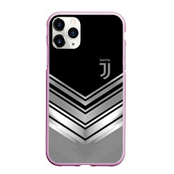 Чехол iPhone 11 Pro матовый JUVENTUS, цвет: 3D-розовый