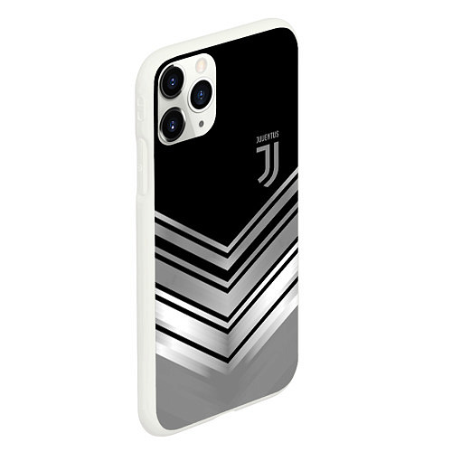 Чехол iPhone 11 Pro матовый JUVENTUS / 3D-Белый – фото 2