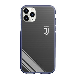 Чехол iPhone 11 Pro матовый JUVENTUS, цвет: 3D-серый