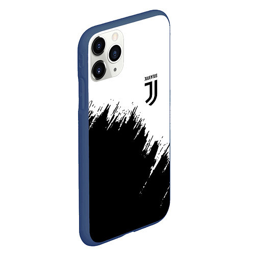 Чехол iPhone 11 Pro матовый JUVENTUS / 3D-Тёмно-синий – фото 2