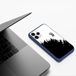 Чехол iPhone 11 Pro матовый JUVENTUS, цвет: 3D-тёмно-синий — фото 2