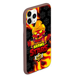 Чехол iPhone 11 Pro матовый BRAWL STARS EVIL GENE ДЖИН, цвет: 3D-коричневый — фото 2