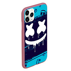 Чехол iPhone 11 Pro матовый MARSHMELLO МАРШМЕЛЛОУ, цвет: 3D-малиновый — фото 2