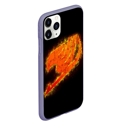 Чехол iPhone 11 Pro матовый FAIRY TAIL ХВОСТ ФЕИ / 3D-Серый – фото 2
