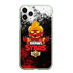 Чехол iPhone 11 Pro матовый BRAWL STARS EVIL GENE ДЖИН, цвет: 3D-салатовый