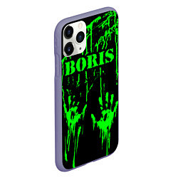 Чехол iPhone 11 Pro матовый Борис, цвет: 3D-серый — фото 2