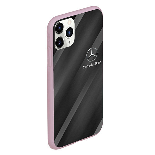 Чехол iPhone 11 Pro матовый MERCEDES / 3D-Розовый – фото 2