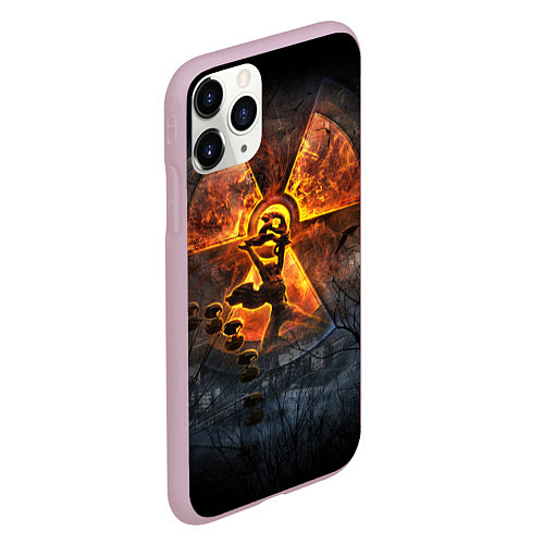 Чехол iPhone 11 Pro матовый S T A L K E R 2 / 3D-Розовый – фото 2