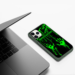 Чехол iPhone 11 Pro матовый Константин, цвет: 3D-темно-зеленый — фото 2