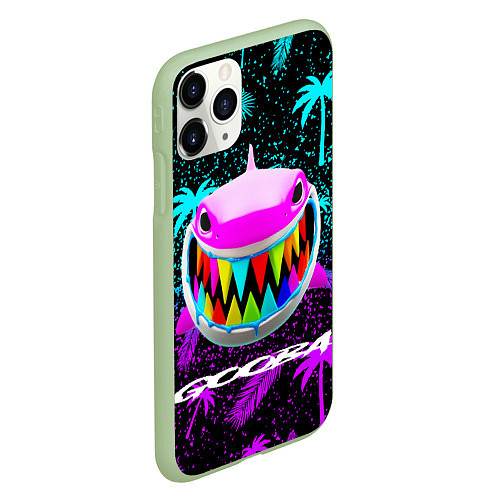 Чехол iPhone 11 Pro матовый 6ix9ine / 3D-Салатовый – фото 2