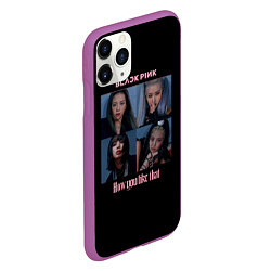 Чехол iPhone 11 Pro матовый BLACKPINK, цвет: 3D-фиолетовый — фото 2