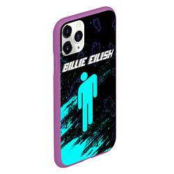 Чехол iPhone 11 Pro матовый BILLIE EILISH БИЛЛИ АЙЛИШ, цвет: 3D-фиолетовый — фото 2