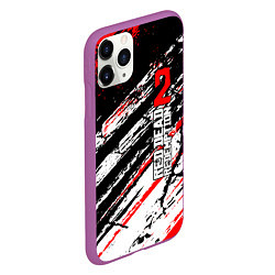 Чехол iPhone 11 Pro матовый Red Dead Redemption 2, цвет: 3D-фиолетовый — фото 2