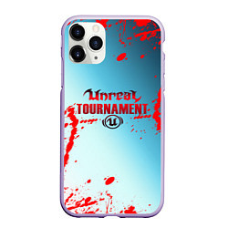 Чехол iPhone 11 Pro матовый Unreal Tournament, цвет: 3D-светло-сиреневый
