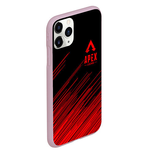 Чехол iPhone 11 Pro матовый Apex Legends / 3D-Розовый – фото 2