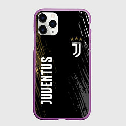 Чехол iPhone 11 Pro матовый JUVENTUS, цвет: 3D-фиолетовый