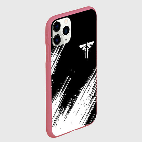 Чехол iPhone 11 Pro матовый The Last of Us: Part 2 / 3D-Малиновый – фото 2