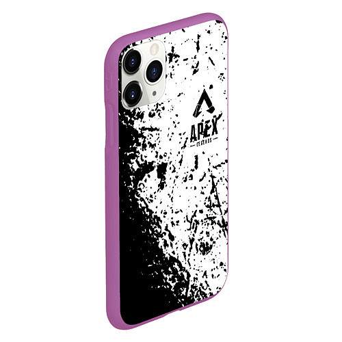Чехол iPhone 11 Pro матовый Apex Legends / 3D-Фиолетовый – фото 2