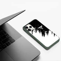 Чехол iPhone 11 Pro матовый The Last of Us: Part 2, цвет: 3D-темно-зеленый — фото 2