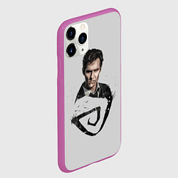 Чехол iPhone 11 Pro матовый Настоящий детектив, цвет: 3D-фиолетовый — фото 2