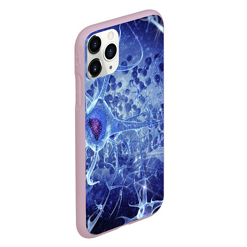 Чехол iPhone 11 Pro матовый ВИРУС / 3D-Розовый – фото 2
