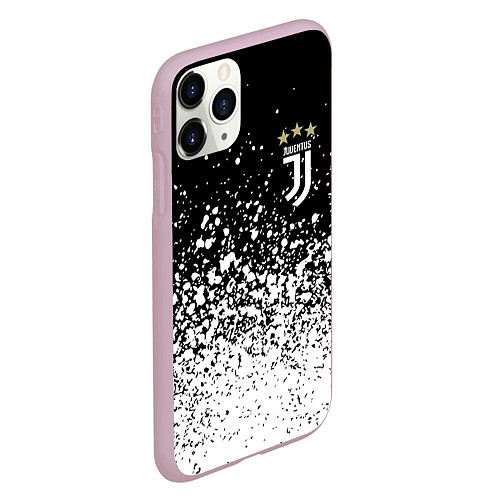 Чехол iPhone 11 Pro матовый JUVENTUS / 3D-Розовый – фото 2