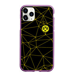 Чехол iPhone 11 Pro матовый BORUSSIA, цвет: 3D-фиолетовый