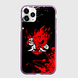 Чехол iPhone 11 Pro матовый CYBERPUNK 2077