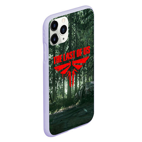 Чехол iPhone 11 Pro матовый The Last of Us: Part 2 / 3D-Светло-сиреневый – фото 2