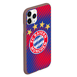 Чехол iPhone 11 Pro матовый BAYERN MUNCHEN, цвет: 3D-коричневый — фото 2