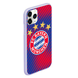 Чехол iPhone 11 Pro матовый BAYERN MUNCHEN, цвет: 3D-светло-сиреневый — фото 2